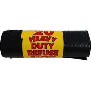 Bin bag Heavy Duty Refuse Sack x20