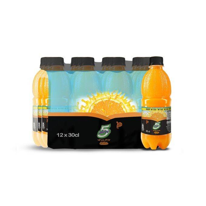 5Alive Orange Pulpy Drink 30cl x12
