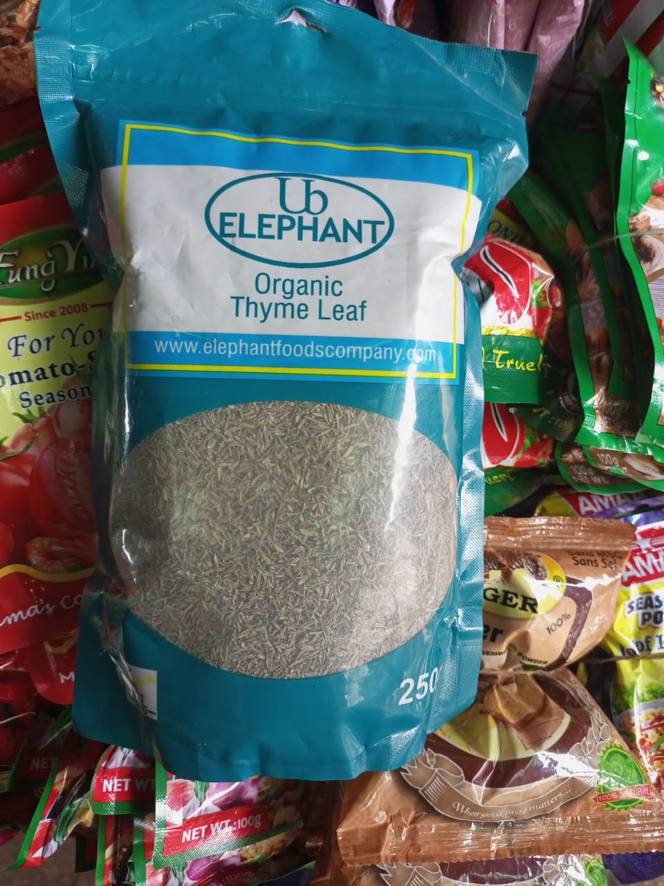 Elephant Organic Thyme Leaf 250g