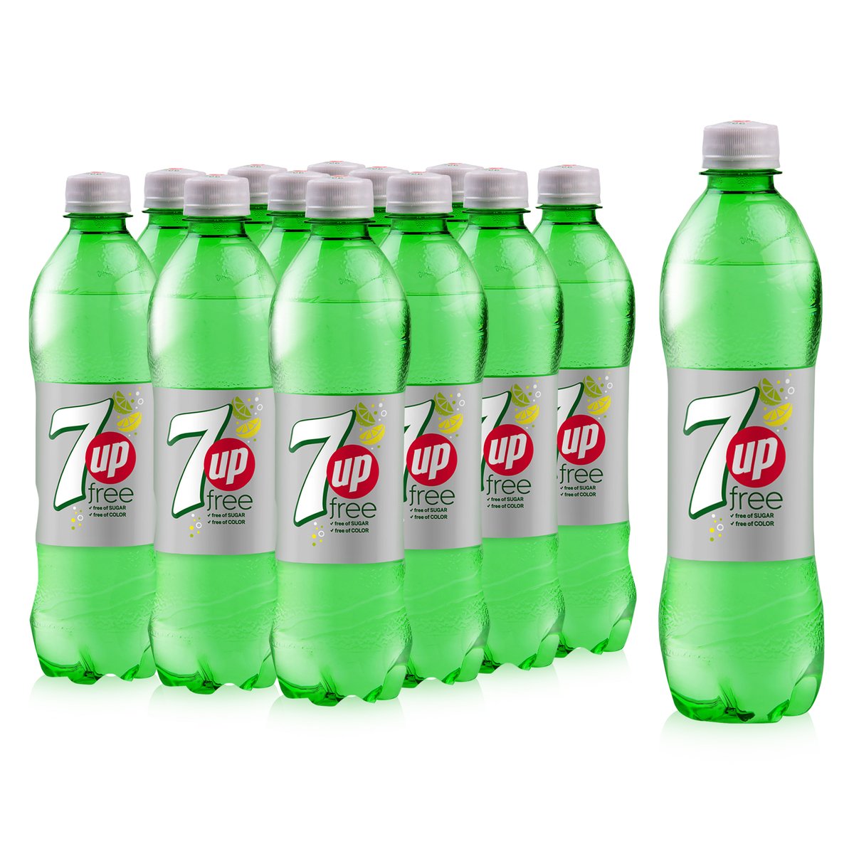 7up plastic  (pack of 12)