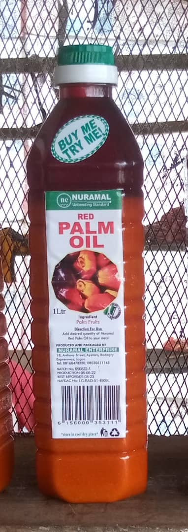 Nuramal Red Palm Oil (1 liter bottle)