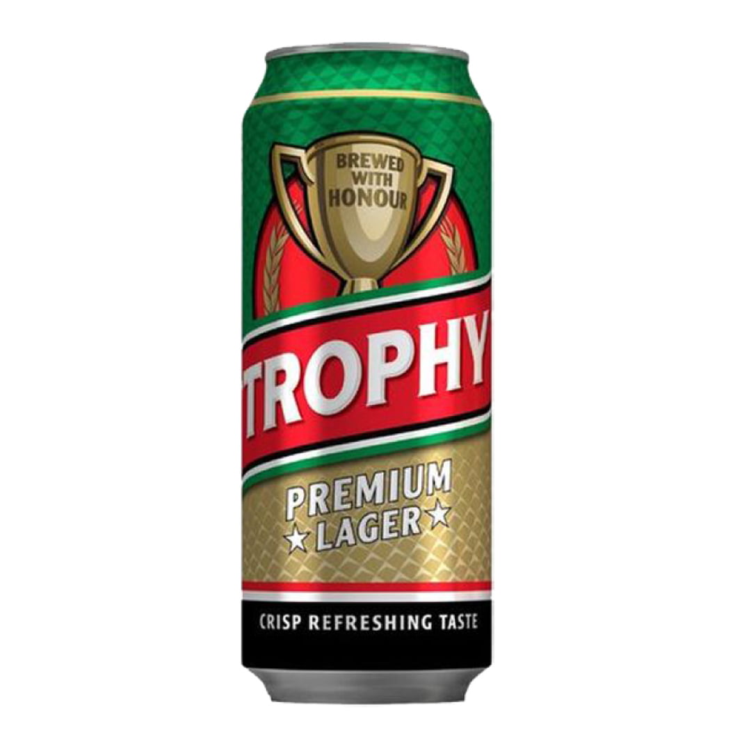 Trophy Lager Beer (Can) 35cl